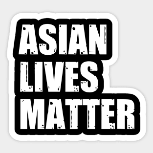 Asian lives matter Sticker